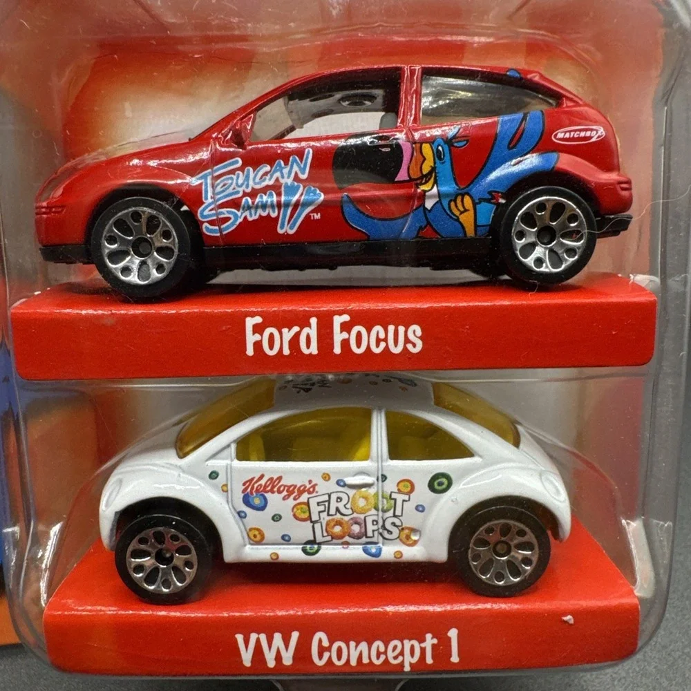 Matchbox‎ Kelloggs Froot Loops Ford Focus & VW Concept 1 - 2001